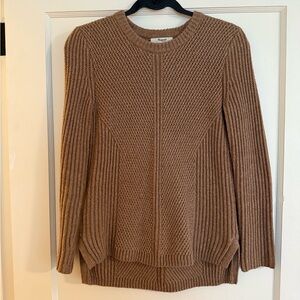 Madewell Tan Crew Neck Sweater